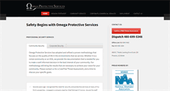 Desktop Screenshot of omegaprotectivesvcs.com