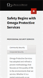 Mobile Screenshot of omegaprotectivesvcs.com